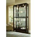 Furniture Rewards - Pulaski 2 Way Sliding Door Curio Cabinet - Chocolate Ch